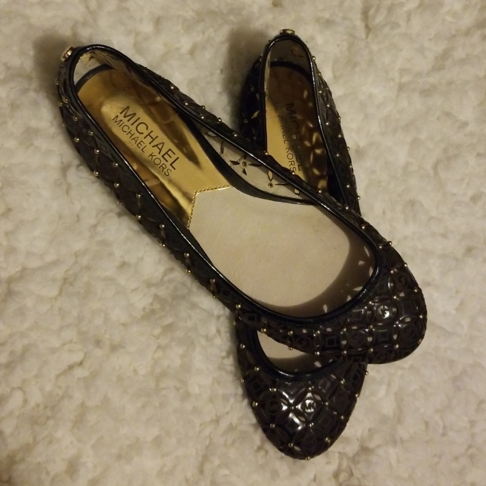 Michael Kors Gabriella Patent Leather Flats